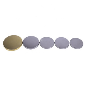 Pot de bougie avec couvercle, logo <span class=keywords><strong>personnalisé</strong></span> 1 pièce, couvercle pour bougies en étain et métal couvercle de bougie avec couvercle <span class=keywords><strong>argent</strong></span>é - Product Image 1