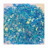 Costume de vêtement à bricoler soi-même rembourrage en vrac paillettes transparentes en forme de cœur et de fleur notes de musique paillettes scintillantes holographiques en PVC