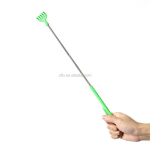 Alat garuk punggung logam Stainless Steel, pemanjang bantuan gatal dapat diperpanjang - Product Image 6