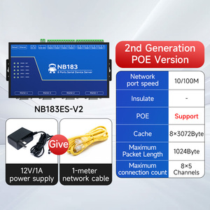 Servidor Serial Ebyte ODM NB183ES-V2 RS485/RS232 de Segunda Generación con 8 Puertos, Protocolo Modbus TCP/IP, Conversor de Puerto Serial a Ethernet - Product Image 3