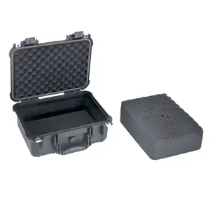 Custom Plastic Protective Case With Foam Handle Dustproof Shockproof Rugged Hard Waterproof Equipment Tool Box