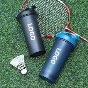 Fonwhy logotipo personalizado sin BPA PP plástico deportes gimnasio Fitness Drinkware a prueba de fugas licuadoras de proteínas agitador botella de agua coctelera tazas - Product Image 2