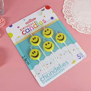 Candeline per Torta di Compleanno a Forma di Orso Cartoon, Ciambella e Fiore, Decorazioni per Feste di Compleanno all'Ingrosso - Product Image 4