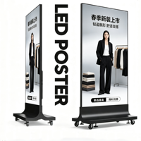 Affichages LED personnalisés P1.8 P2 P2.5, panneaux vidéo LED, contrôle intelligent Wifi USB, animations dynamiques pour la publicité
