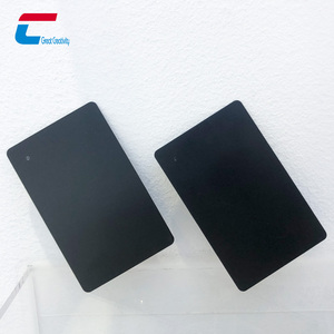 Carte de membre en PVC noir mat avec LED multicolores, carte intelligente sans contact NFC RFID, carte de visite numérique 13,56 MHz pour hôtel - Product Image 6