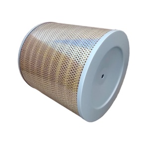 Élément de filtre à air pour compresseur d'air 1030097900, papier jaune perforé rond - Product Image 2