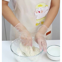 Gants jetables en PVC vinyle de qualité alimentaire, transparents, imperméables, durables et épais, de taille moyenne et grande, pour la préparation des aliments
