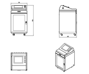 Impresora de Inyección de Tinta UV Automática Profesional Aricode de <span class=keywords><strong>54</strong></span> mm, Máquina de Impresión Multicabezal - Product Image 4