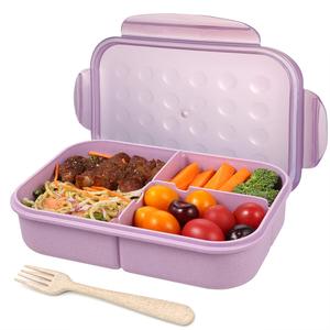 Contenants à lunch 4 compartiments pour enfants sans BPA, allant au lave-vaisselle et au congélateur - Product Image 1