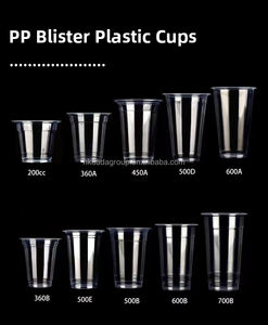 Custom Logo 360ml/16oz/500ml/700ml Disposable PP Transparent Food Grade 90mm Diameter <b>Smoothie</b> Bubble Boba Milk Tea Cup with Lid - Product Image 5