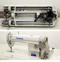Machine à coudre industrielle électrique haute vitesse, nouveau modèle, pour matériaux épais et fins, point noué, plateforme plate