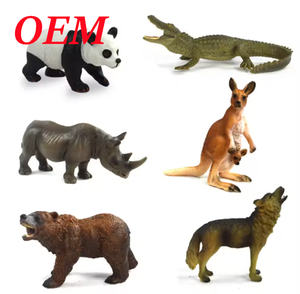 OEM PVC sólido dinosaurio selva <span class=keywords><strong>animal</strong></span> figura África bosque salvaje <span class=keywords><strong>animal</strong></span> Juguete plástico granja animales figuritas juguete para niños aprendizaje - Product Image 3