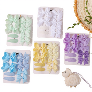 Ensemble de bandeaux pour bébé avec nœud en dentelle fait main pour enfants, style européen-américain, accessoires pour bébé, cadeau, modèle 5179 <span class=keywords><strong>Yao</strong></span> <span class=keywords><strong>Ming</strong></span> - Product Image 2