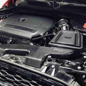 Para carbono seco BMW 1Series Kit de admisión de aire frío Race MINI <span class=keywords><strong>Cooper</strong></span> B48 F56 118i 120i 2,0 T 2017-<span class=keywords><strong>2020</strong></span> Caja de filtro de tubo de admisión de aire - Product Image 5