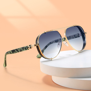 2023 all'ingrosso new fashion luxury oversize mental designer aviation occhiali <span class=keywords><strong>da</strong></span> sole occhiali <span class=keywords><strong>da</strong></span> sole per donna <span class=keywords><strong>uomo</strong></span> - Product Image 3