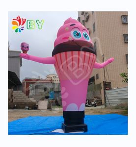 BOYAN <span class=keywords><strong>oncle</strong></span> même danseur d'air, danseur d'air de ciel gonflable de crème glacée rose - Product Image 1