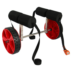 Onefeng-Carrito grande de acero inoxidable para <span class=keywords><strong>kayak</strong></span>, canoa y barco, <span class=keywords><strong>ruedas</strong></span> de playa de plástico, carrito para 1 persona - Product Image 2