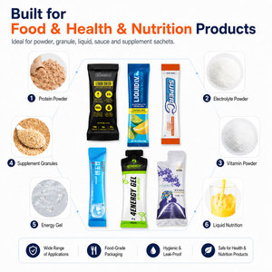 KL Automatic Multi Line 3 in 1 Instant Coffee Powder Sachet Filling Machine 8 Lane Stick Pack High Speed Multi Lane Design Ensur - Product Image 1