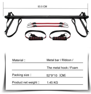 Aofit Barre de Tension Musculaire, Bandes de Résistance, Boucles en Caoutchouc, Équipement d'Entraînement Corporel, Fitness à Domicile, Corde de Traction, Bâton de Musculation - Product Image 4
