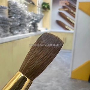 High Quality Kolinsky One Hundred Percent International Standard Large Size 16 of Kolinsky Acrylic Nail <b>Brush</b> <b>Round</b> Head #18 - Product Image 1