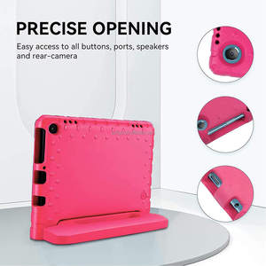 Funda Protectora para Kindle a Prueba de Golpes, Funda de Espuma EVA para Niños con Soporte, Carcasa Ligera para Tablet Kindle Fire HD 8 - Product Image 3