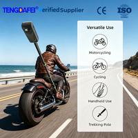 Support de fixation pour selfie stick en acier inoxydable et alliage d'aluminium, directement de l'usine, pour Insta360, SJCAM, YI-1.1M, équipement de vlogging
