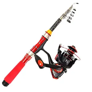 Wholesale High Quality Carbon Fiber Telescopic Fishing Rods Fishing Combo Rod And Reel Set For Saltwater