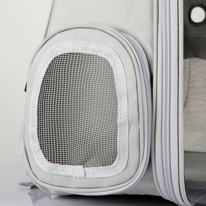 Büyük Hayvanlar İçin Taşınabilir Evcil Hayvan Sırt Çantası, Uzay Kapsülü Tasarımı, Çift Omuz Askıları ve Fermuarlı Kapatma ile Açık Hava Kullanımı İçin - Product Image 6