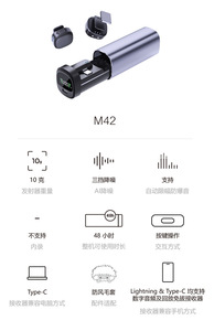 Micrófono Lavalier Inalámbrico 2.4G con Reducción de Ruido para Transmisión en Vivo, Grabación de Vlogs, Micrófono con Clip para iPhone, Android, Cámara, OEM M42 - Product Image 6