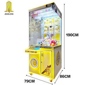 Großer kommerzieller Münz-Grabber-Automat für Plüschtiere – Greifautomat mit Münzeinwurf, Spielzeugfänger, Preis-Arcade-Spielautomat - Product Image 4