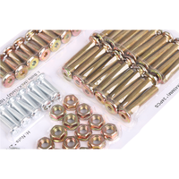 Kit de vis de fixation plusieurs couleurs le plus vendu vis à tête fraisée en laiton personnalisée assemblée pour l'installation de lit