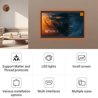 Tablette de Contrôle pour Automatisation Domotique Murale 15,6 Pouces Android avec Écran, Relais, RS232 et RJ45, Compatible Matter Thread Wifi