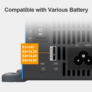 Inverter <span class=keywords><strong>UPS</strong></span> a Onda Sinusoidale Pura con Caricabatterie 1000W per Condizionatore d'Aria 12V/24V/48V a 220V/230V/240V, Alimentazione Affidabile con Supporto <span class=keywords><strong>24</strong></span>/7 - Product Image 3