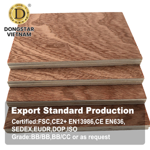 Panneaux de contreplaqué en placage de Sapele, fournis directement par l'usine, 1220x2440mm, 1250x2500mm - Product Image 3