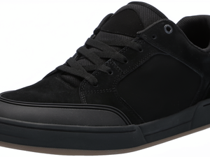 Zapatillas de skate <span class=keywords><strong>Emerica</strong></span> Heritic con cordones - Diseño llamativo, suela reforzada, amortiguación, parte superior sintética y textil, negro/negro - Product Image 1