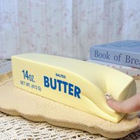 JN Factory Direct Grand format Squishy Butter Bread and Butter Loco, Jouet sensoriel Squishy