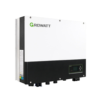 GROWATT 12Kv 20Kva 30Kva 3 phases 10KW Onduleur hybride avec batterie lithium-ion pour système d'énergie solaire hybride domestique
