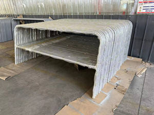 מעקה בטיחות מפלדה באורך 48 אינץ' בצבע כסף, מעקה בטיחות להולכי רגל, ספק מעקות צינורות - Product Image 4