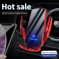 Support de téléphone magnétique sans fil Amitor Q3 pour voiture, avec capteur intelligent, charge rapide, fixation automatique sur grille d'aération, ajustement universel 12