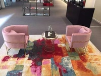Fauteuil individuel moderne pour salon, ensemble de chaises de salon, mobilier de salon, fauteuil de luxe en velours pour le salon