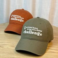 Casquette Dad Hat non structurée en gros, brodée, en coton, à calotte souple, grande taille, unisexe