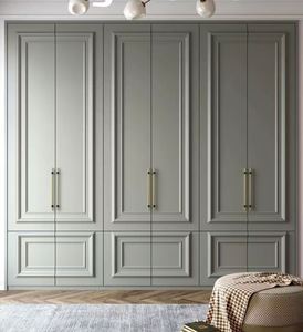 Armoire de haute qualité de style américain rétro, série verte, en bois massif, avec un design de segmentation haut et bas - Product Image 3