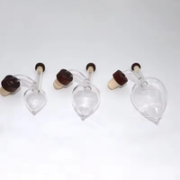 Aérateur à vin en verre borosilicate soufflé à la main, verseur portable pour bouteille de vin rouge, verres à vin de luxe