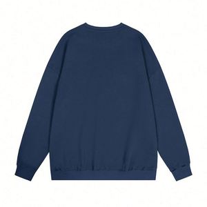 Free Sample Lightweight 240Gsm Puff Printing Sweatshirt Latest Oversize Design Crewneck <b>Patch</b> for Men Women's Winter Clothing - Product Image 2