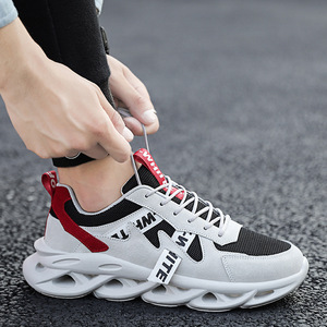 Zapatillas Deportivas para Hombre, Grises, de Malla Transpirable, con Cordones, para Actividades al Aire Libre - Product Image 3