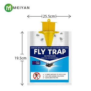Piège à mouches à l'état solide suspendu pour l'extérieur, attrape-insectes de jardin, grand sac, piège à mouches des fruits, imperméable, écologique - Product Image 2