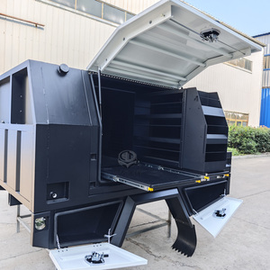 Caja de herramientas y toldo de aluminio personalizado para camioneta Hilux Landcruiser 79 con todo tipo de <span class=keywords><strong>accesorios</strong></span> - Product Image 6