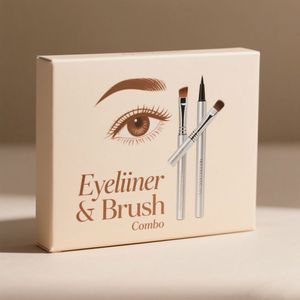 Custom Size Self Erecting Rectangle <b>White</b> Cardboard Cosmetic Packaging <b>Box</b> for Makeup for Lotion - Product Image 4