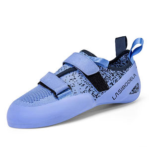 <span class=keywords><strong>Scarpe</strong></span> da arrampicata professionale per adulti in finta pelle scamosciata superiore in microfibra, Sole in gomma, cinghie regolabili per Bouldering interno esterno - Product Image 4
