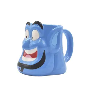 Vendedor superior <span class=keywords><strong>2023</strong></span> nuevo diseño Aladin 3D taza azul porcelana tazas de café - Product Image 1